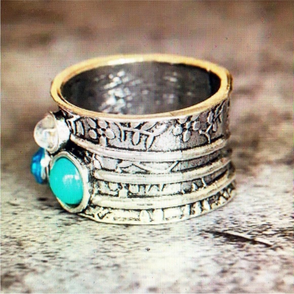 NWOT SILVER PLATED RING - Picture 2 of 4